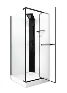 Душевой уголок Cerutti SPA MIMI90BF черный