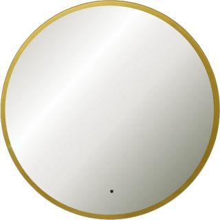 Зеркало с подсветкой ArtMax Sanremo AM-San-1000-DS-F-Gold 100 см золото