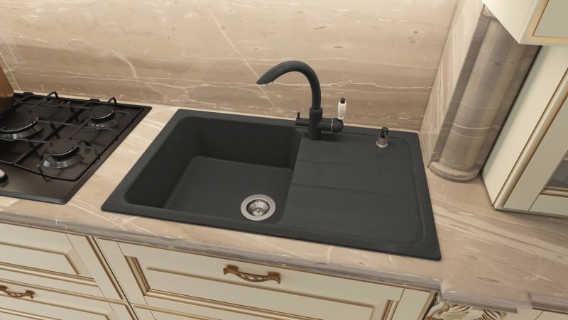 Кухонная мойка Florentina Специя 860 грей