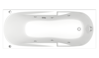Акриловая ванна Bas Ибица 150x70 см с каркасом
