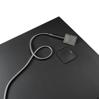 Душевой поддон Starohome Cosmo 22126533 100x90 см чёрный матовый