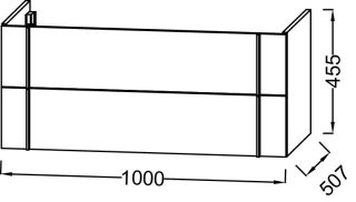 Тумба под раковину Jacob Delafon NOUVELLE VAGUE EB3032-G1C