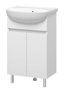 Напольная тумба под раковину Misty Элегия 50см белый