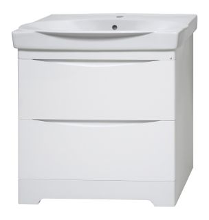 Напольная тумба под раковину Misty Элвис 70см белый