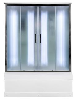 Душевая кабина AvaCan EM4515 с LED-подсветкой и гидромассажем 150x85 см