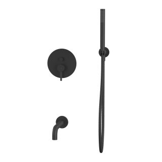 Система для ванны скрытого монтажа WHITECROSS Y YSET06BL чёрный матовый