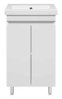 Напольная тумба под раковину Misty Енисей 50см белый