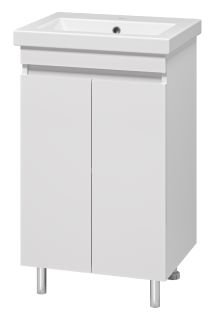 Напольная тумба под раковину Misty Енисей 50см белый