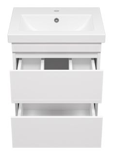 Подвесная тумба под раковину Misty Енисей 50см белый