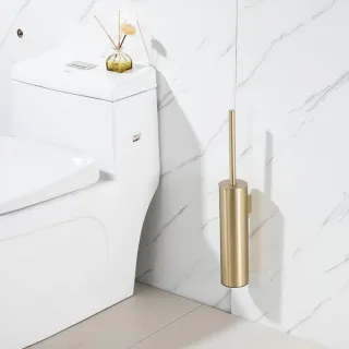 Настенный ёршик для унитаза Gappo G903-3 золотой сатин