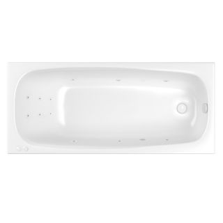 Гидромассажная ванна WHITECROSS Layla Slim 0122.180080.100.LINE.WH 180x80 см Line белый