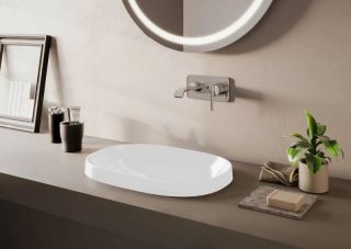 Раковина Vitra Frame 5652B403-0016  56cm-цвет белый