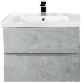 Подвесная тумба под раковину Art&Max Techno 70см бетон лофт натуральный AM-Techno-700-2C-SO-LS935