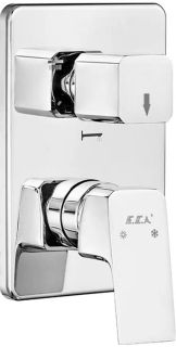 Смеситель для ванны E.C.A. Tiera 102167205EX-KDE хром