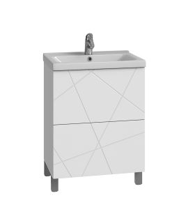 Тумба под раковину напольная Vigo Geometry tn.bsf.GEO.FOS.50.2Y 50 см белый