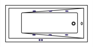 Гидромассажная ванна Whitecross Wave 0101.170075.100.SOFT.CR 170x75см Soft хром
