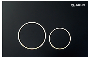 Клавиша смыва Charus Spazio FP.330.DW.01 чёрный свет