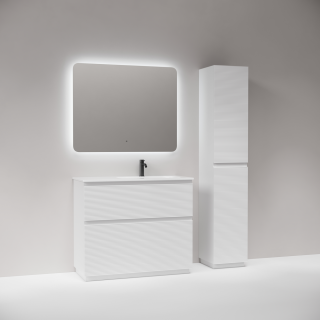 Тумба напольная под раковину Sancos Folk Floor FL100FRW правая 100 см Bianco