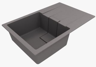 Кухонная мойка Florentina Ривьера 780 серый шёлк