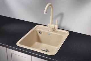 Мойка кухонная Granula Standart 4202, БЕЖЕВЫЙ