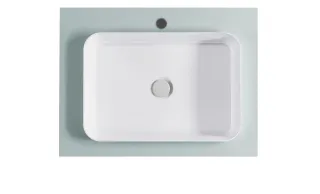 Тумба с раковиной Astra-Form Фрейм 4631177715181 70 см зелёный матовый