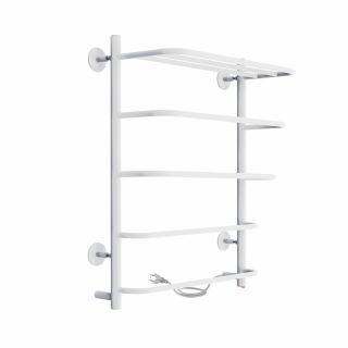 Полотенцесушитель электрический Indigo Hit LHE60-50WMR с полкой 60x50 см белый матовый