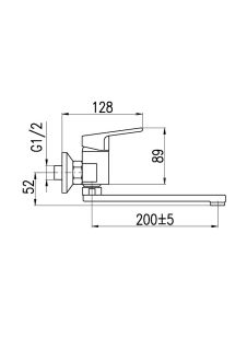 Смеситель для кухни Rav Slezak Colorado CO101.5/23CMATC черный хром