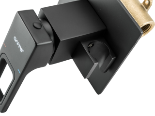 Гигиенический душ со смесителем Gappo G7217-6 чёрный