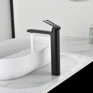 Смеситель для раковины Black&White Gravity 7203MB чёрный матовый