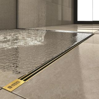 Душевой лоток Berges Super Slim 092154 80см золото