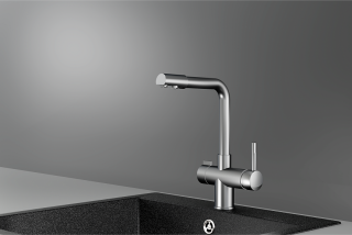 Смеситель для кухни Granula 5008, НЕРЖ нерж