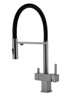 Смеситель для кухни под фильтр на магните GROCENBERG GB4098BG (Kerox Венгрия) Графит