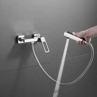 Гигиенический душ со смесителем Shevanik S6805-1 хром