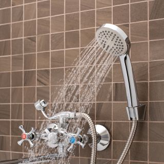 Смеситель для ванны с душем РМС SL65-140 хром