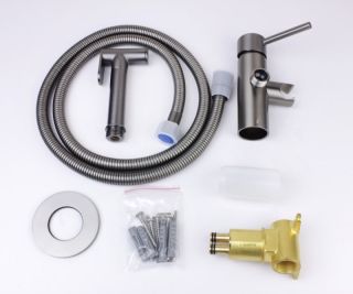 Гигиенический душ со смесителем Bronze de Luxe LIBERTY 701GG, графит