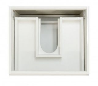 Напольная тумба с раковиной Эстет Dallas Luxe ФР-00009664 П 105см два ящика белый