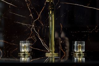 Встраиваемый смеситель для раковины Boheme Elegante 152-G-EL золото