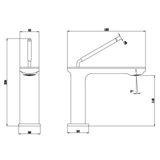 Смеситель для раковины Kohr Cool 1LN810100CP хром