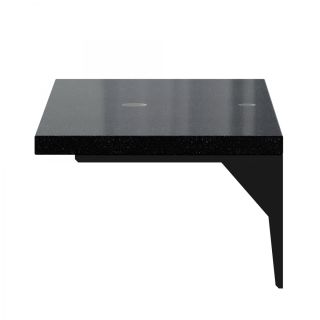 Кронштейн для раковины над стиральной машиной СанТа 900140 левый чёрный