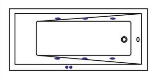 Гидромассажная ванна Whitecross Wave 0101.170070.100.SOFT.CR 170x70см Soft хром