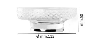 Мыльница Boheme Aura 10251-CR хром