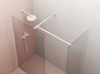 Душевая перегородка Ravak W SET 120 GWD01000E006 профиль белый стекло Transparent