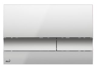 Кнопка смыва AlcaPlast для инсталляции хром матовый M1722