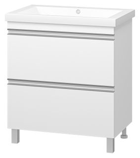 Напольная тумба под раковину Misty Ингрид 75см белый