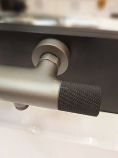 Смеситель для ванны AltroBagno Intento 0216 GrNe серый/черный