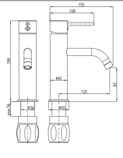 Смеситель для раковины Rav Slezak Seina SE922.5Z золото