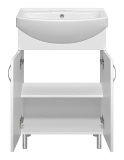 Напольная тумба под раковину Misty Изео 60см белый