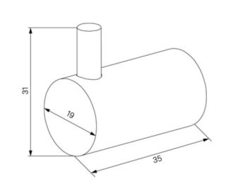 Крючки IDDIS Petite PET2G02i41 золото матовое