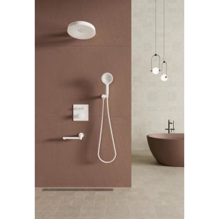 Душевая система встраиваемая с термостатом Bronze de Luxe OMG! 1011W, белый