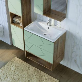 Ниша для тумбы Бриклаер Кристалл 4627125417085 70 см дуб гранж песочный